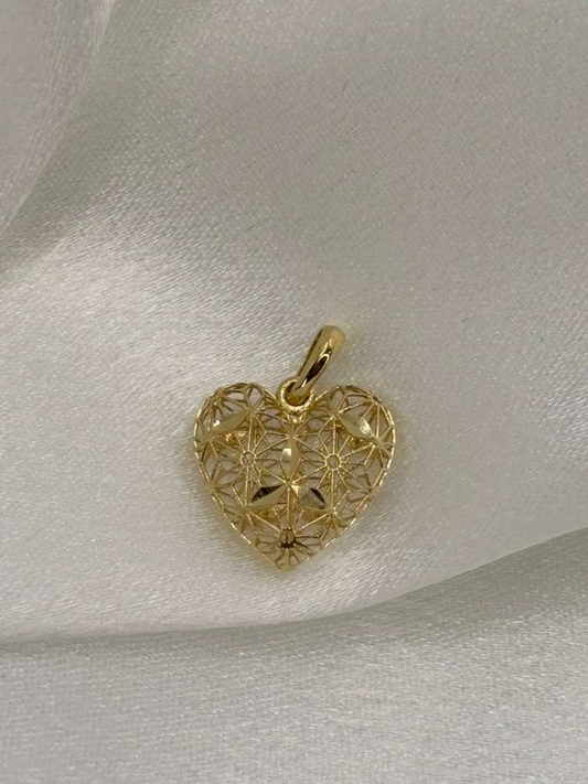 Dije Corazon Tejido